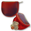 Round Coin Purse w/ 3D Lenticular Changing Colors Effects - Red/Yellow/Blue (Blank)